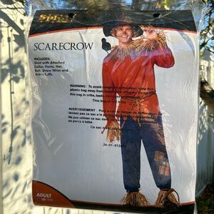 Spirit Scarecrow Costume with Red and Blue